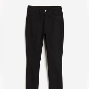 H&M Black High Rise Womens Skinny Jeans, size 4